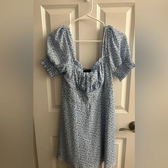 Trixxi | Dresses | Blue Floral Dress | Poshmark